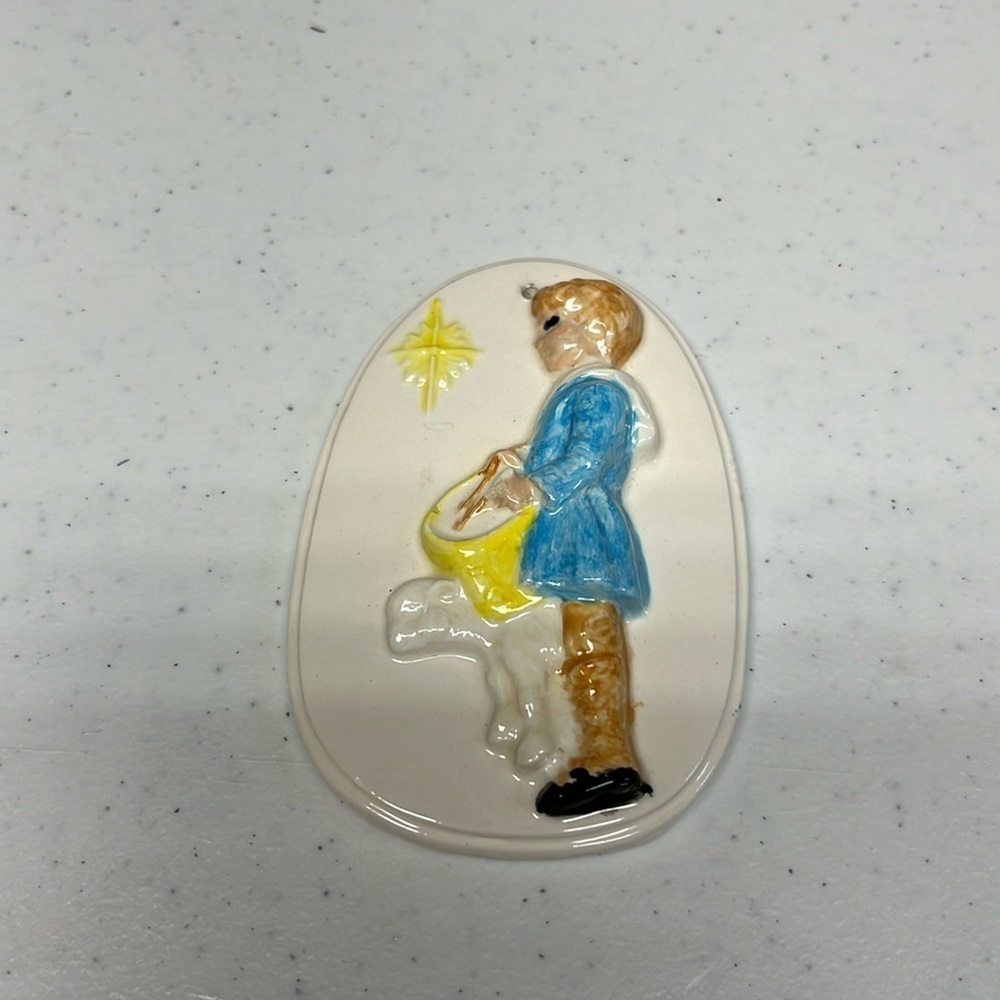 Vintage Handmade Ornament Drummer Boy